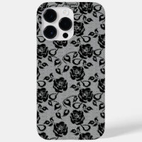 Imitate Black Lace Rose Fishnet iPhone Fall