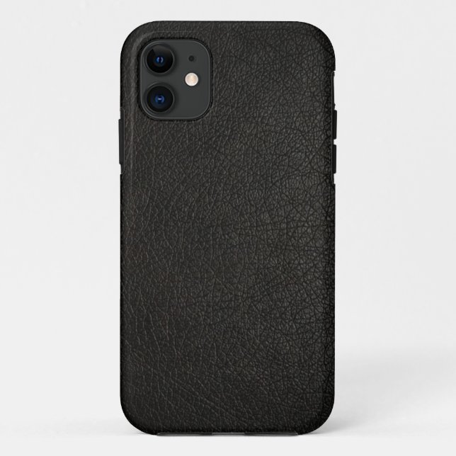 Imitate Black Leather iPhone 5s Fall Case-Mate iPhone Hülle (Rückseite)