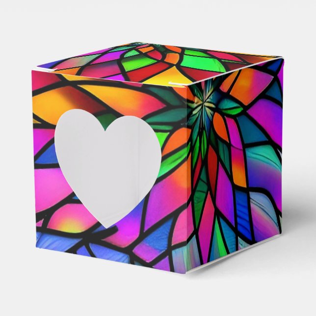 Imitate Bleiglas Herz Geschenkschachtel (Vorderseite)