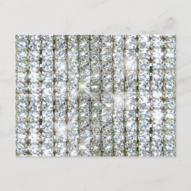 Imitate Bling Postkarte (Vorderseite)