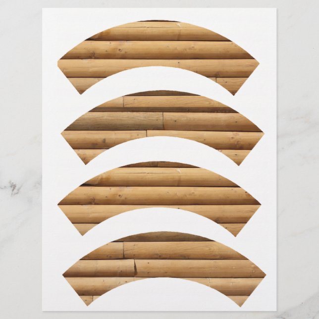 Imitate Blockhüttenseite (Vorderseite)