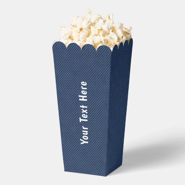 Imitate Blue Jeans Popcorn Box mit benutzerdefinie Geschenkschachtel (Geplatzt)