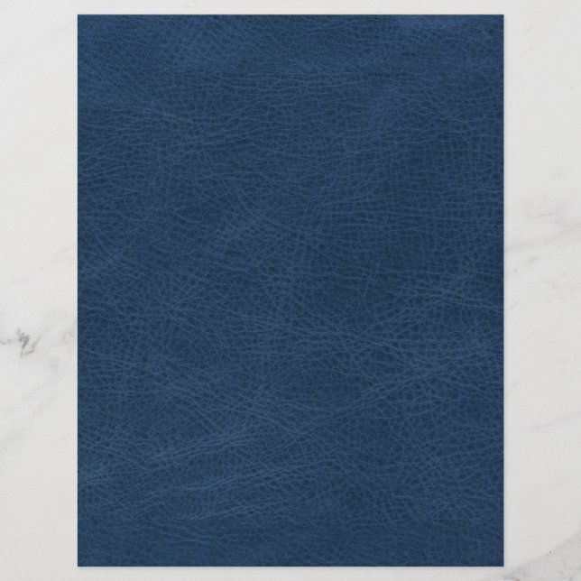 Imitate Blue Leather Texture Scrapbook Papier (Vorderseite)