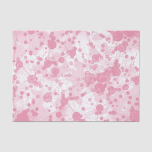 Imitate - Blumenmuster-Gewebe - Hübsch rosa Seidenpapier