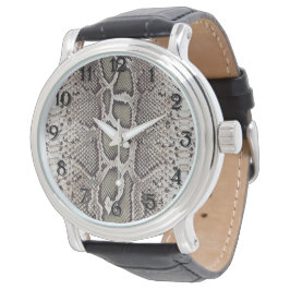 Imitate Boa Constrictor Snakeskin Watch Armbanduhr