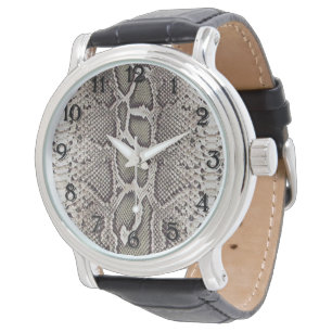 Imitate Boa Constrictor Snakeskin Watch Armbanduhr