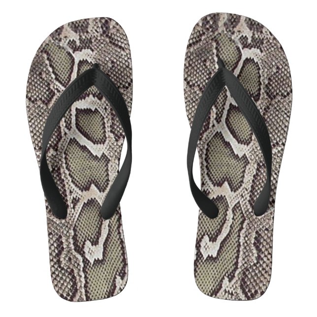 Imitate Boa Constriktor Flip Flops (Fußbett)