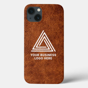 Imitate Brown Leather Modern Business Logo Case-Mate iPhone Hülle