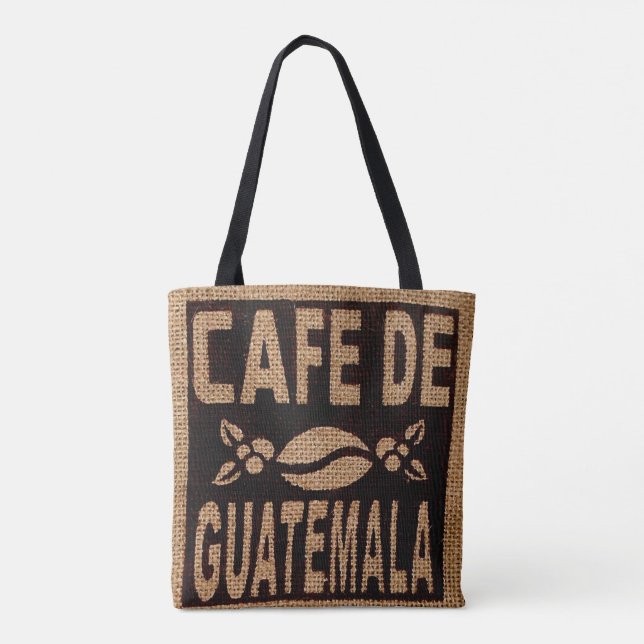 IMITATE BURLAP KAFFEE BAG PURSE TASCHE (Rückseite)