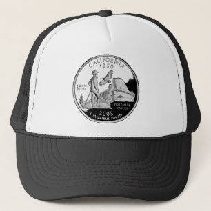 Imitate California Staat Quarter Yosemite Valle Mu Truckerkappe