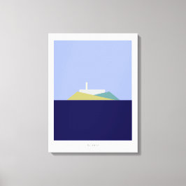 Imitate Canvas, Druck von Alcatraz Leinwanddruck