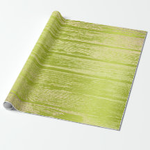 Imitate Champaigne Gold Wood Shabby Lime Green