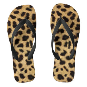 Imitate Cheetah Skin Flip Flops