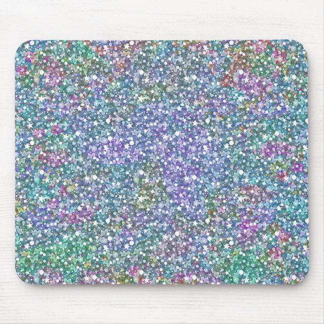 Imitate Colorado Disco Glitzer & Glitzern Mousepad (Vorne)
