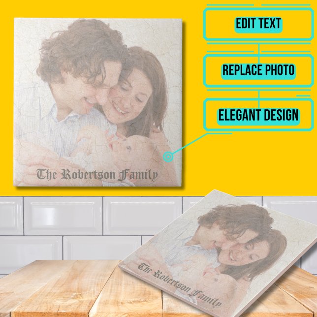 Imitate Cracken Vintages Foto New Baby Fliese (Please enjoy our design and see the others in the collection.)