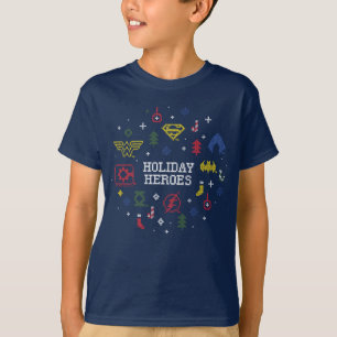 Imitate der Gerechtigkeitsliga "Holiday Heroes" T-Shirt