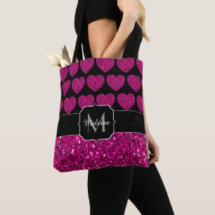 Imitate des heißen rosa Herzens Monogramm