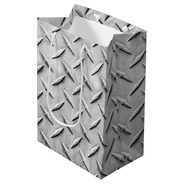Imitate Diamantschicht Mittlere Geschenktüte (Vorderseite Schrägansicht)