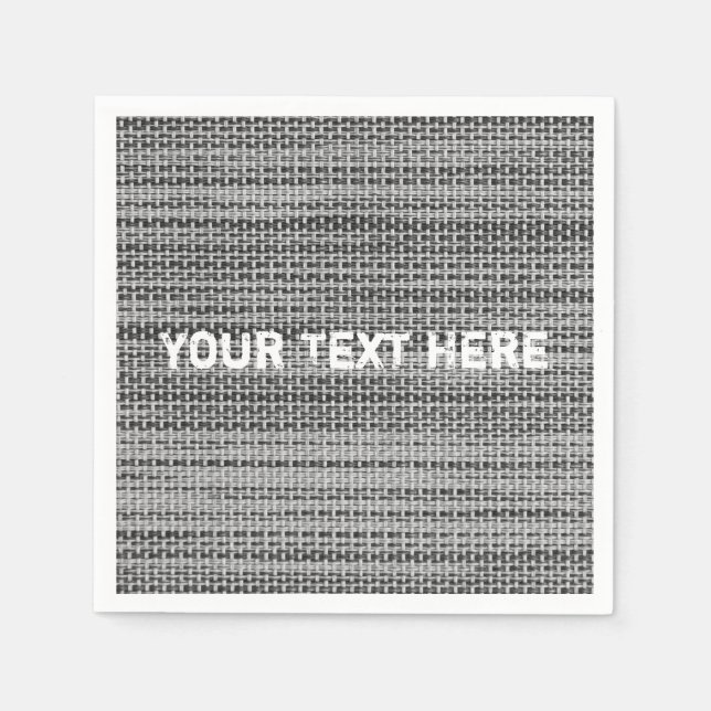 Imitate, die Neapel mit benutzerdefiniertem Text g Serviette (Vorderseite)