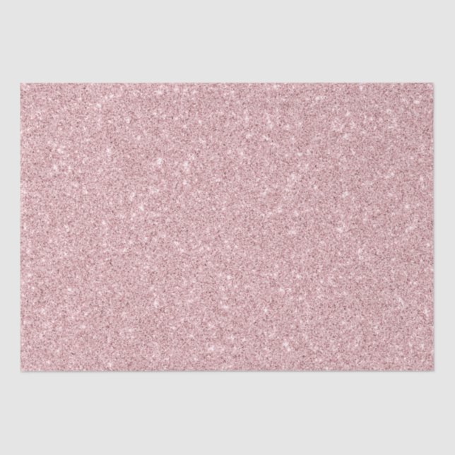 Imitate Dusty Rose Glitzer Seidenpapier (Vorderseite)