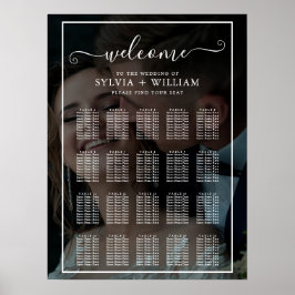 Imitate Effekt Overlay-Foto Hochzeitssatelliten Poster