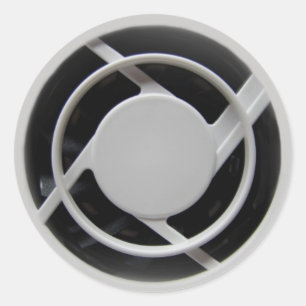 Imitate Elektronik-Lüfter Runder Aufkleber