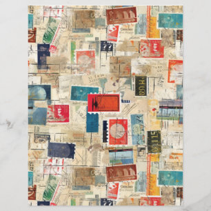 Imitate Fantasy Postage Briefmarke Collage 3