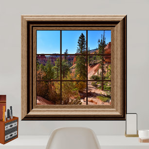 Imitate Fenster Relaxen Bryce Canyon Utah Poster