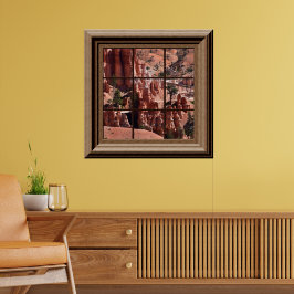 Imitate Fenster Relaxen Bryce Canyon Utah Poster