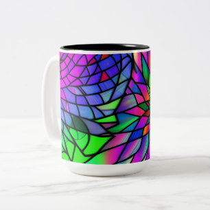 Imitate Festglas Zweifarbige Tasse