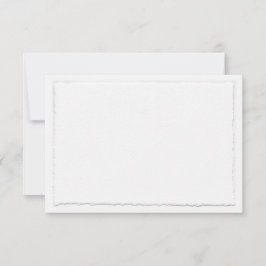 Imitate führen die Torndeckelkante horizontal RSVP Karte