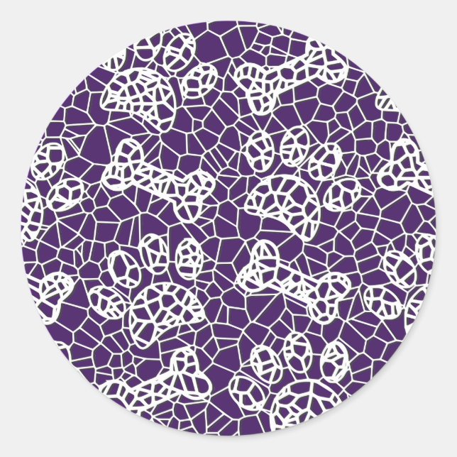 Imitate für Hunde verleihen Kunstdrucken Runder Aufkleber (Vorderseite)