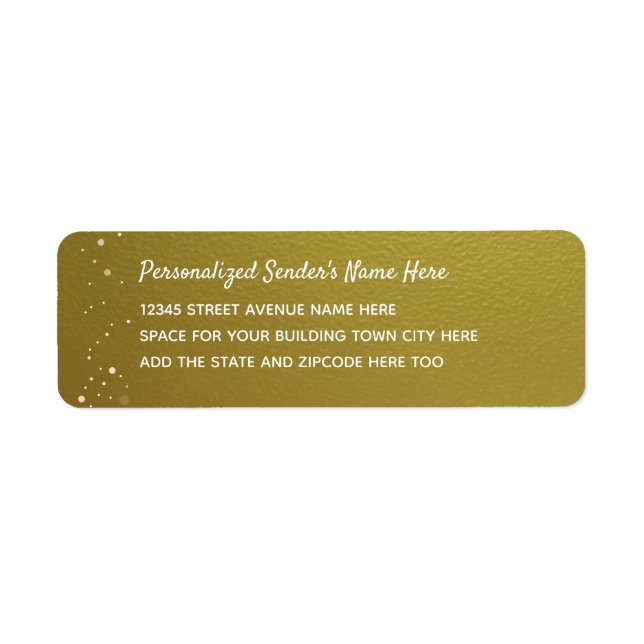 Imitate für personalisierte Rücksendeadresse (Vorne)