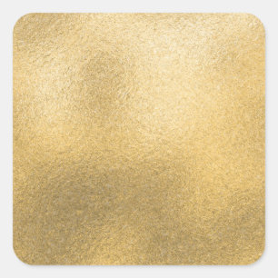 Imitate für unbedruckte Gold-Blank-Vorlage Quadratischer Aufkleber