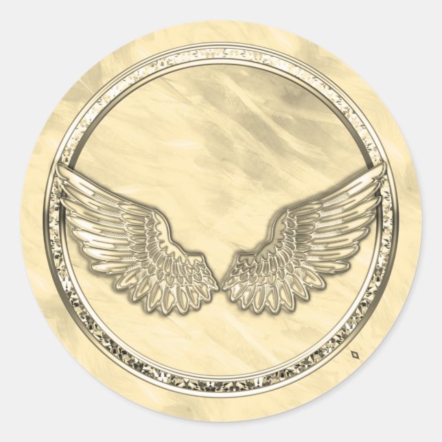 Imitate für unbedruckte Gold-Blank-Vorlage Runder Aufkleber (Vorderseite)