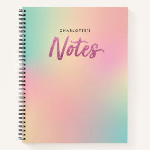 Imitate für Unix-Muster -  Rosa Glitzer - Anmerkun Notizbuch