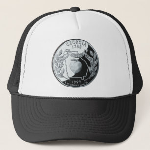 Imitate Georgia Staat Quarter Truckerkappe