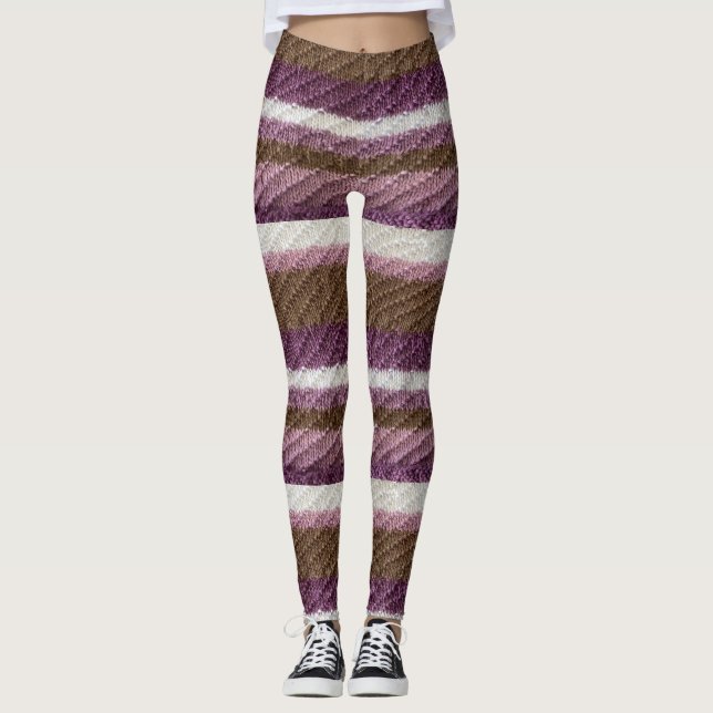 Imitate Geschnittene Leggings (Vorderseite)