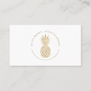 Imitate Glitzer Ananas Logo-Visitenkarte Visitenkarte