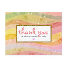 Imitate Glitzer Babydusche Vielen Dank