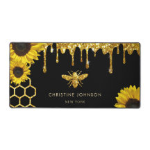 Imitate Glitzer Biene und Sonnenblumen