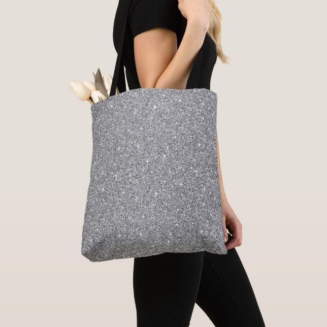 Imitate Glitzer Tote Bag Silver (Von Nahem)