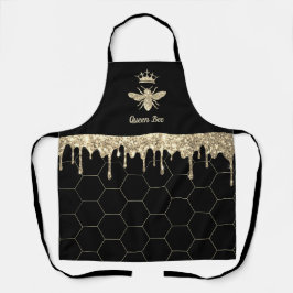Imitate Glitzer Tropfen Bienenkönigin Schürze