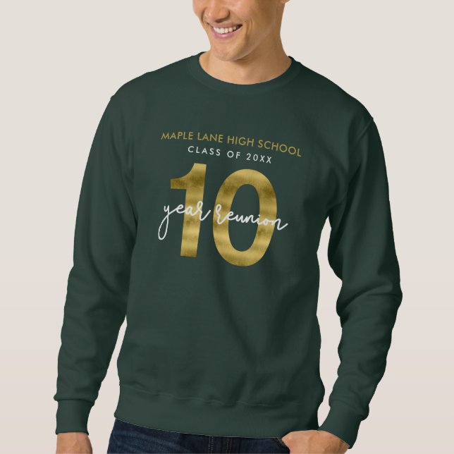 Imitate Gold 10 Jahre Wiedersehen Sweatshirt (Vorderseite)