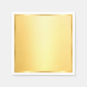 Imitate Gold Blank Template Moderne Glamour Serviette