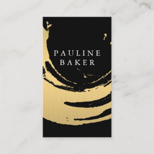 Imitate Gold Brushed Visitenkarte