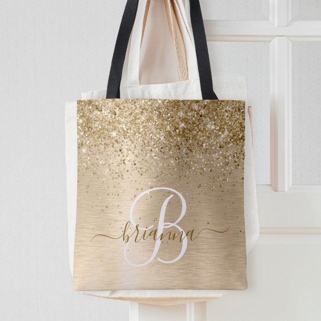 Imitate Gold Brushmetall Glitzer Print Monogram Na (Von Creator hochgeladen)