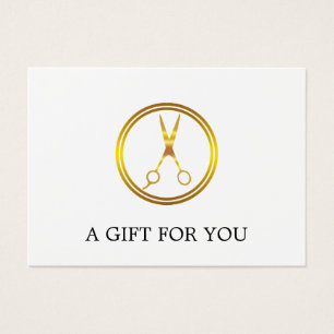Imitate Gold Circle Scissor Minimal Elegante