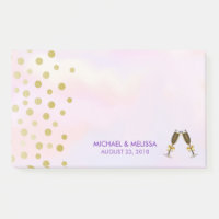 Imitate Gold Confetti mit Champagnerbrillen Hochze