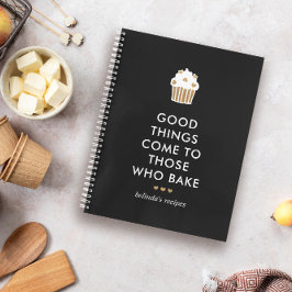 Imitate Gold Cupcake Gute Dinge Backen Rezept Notizbuch